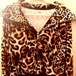 Michael Kor’s Leopard Print Velour Suit